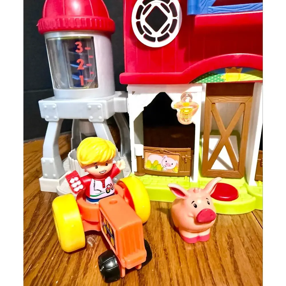 FP Little People Caring For Animals Farm Barn Truck Farmer Animals Smart Stages
